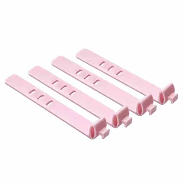 4Pcs Silicone Cable Organizer