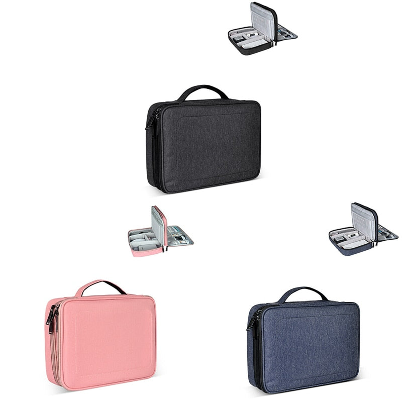 Cable Storage Bag Electronic Organizer