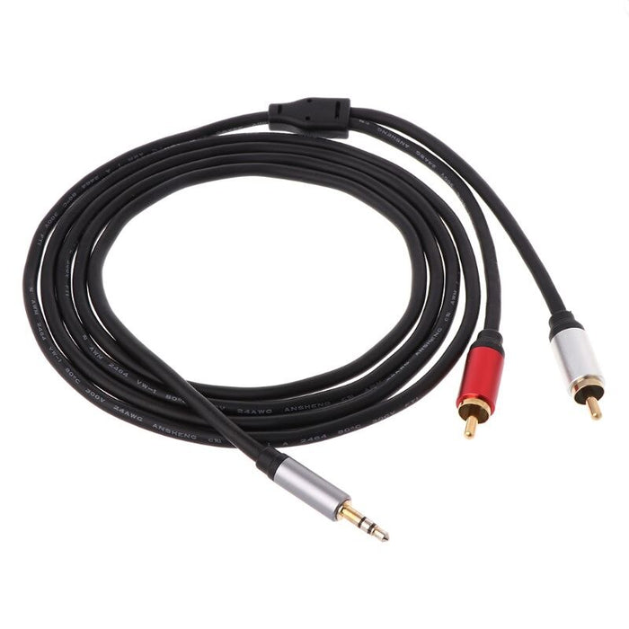 1.8M HiFi Sound 3.5MM to 2RCA